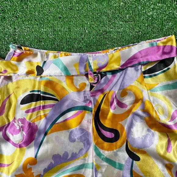 Colorful Silk Mini Skort - Picture 4 of 4